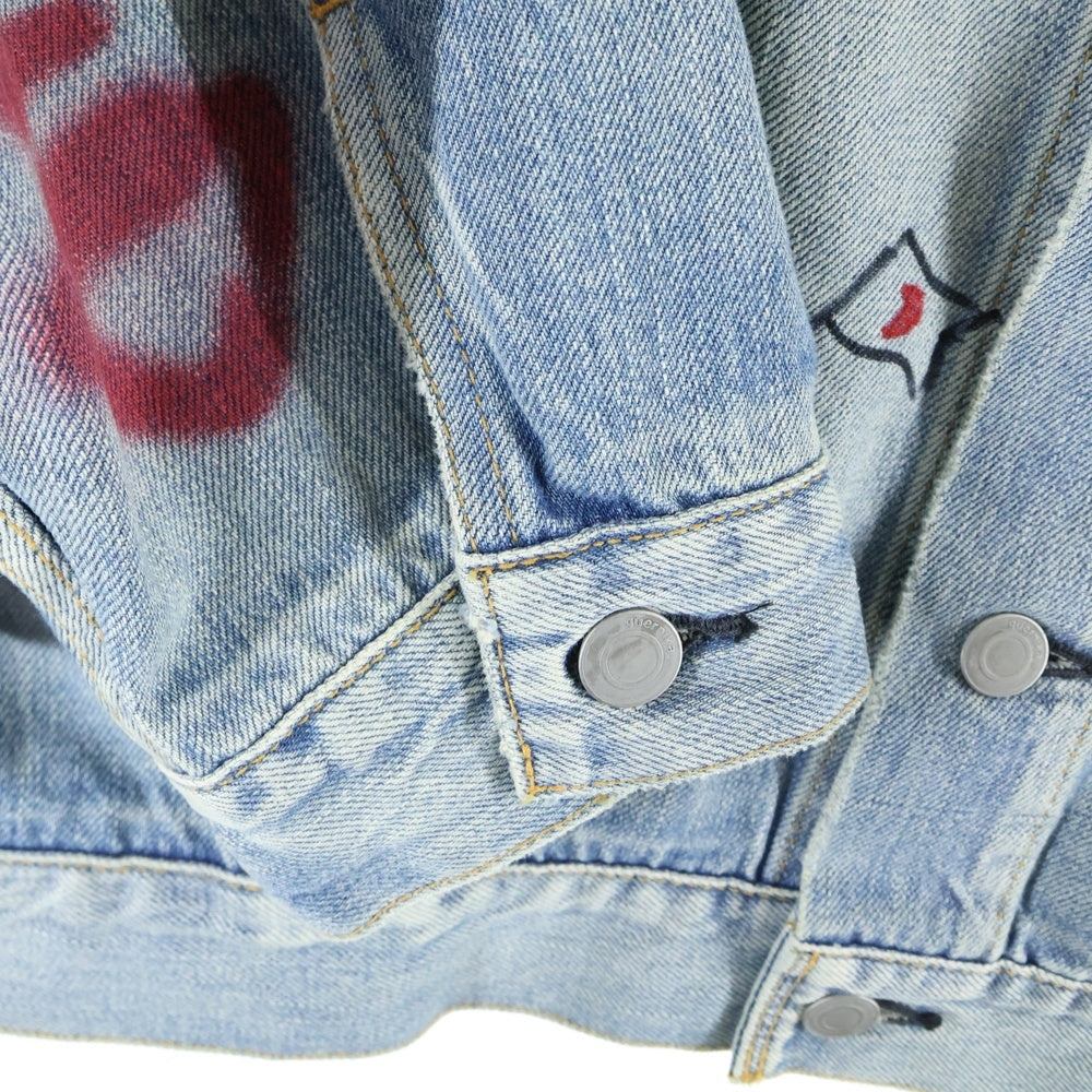GUERNIKA(ゲルニカ) Graffiti Paint Denim Jacket グラフィティ デニムジャケット インディゴ GR-GDJ-1
