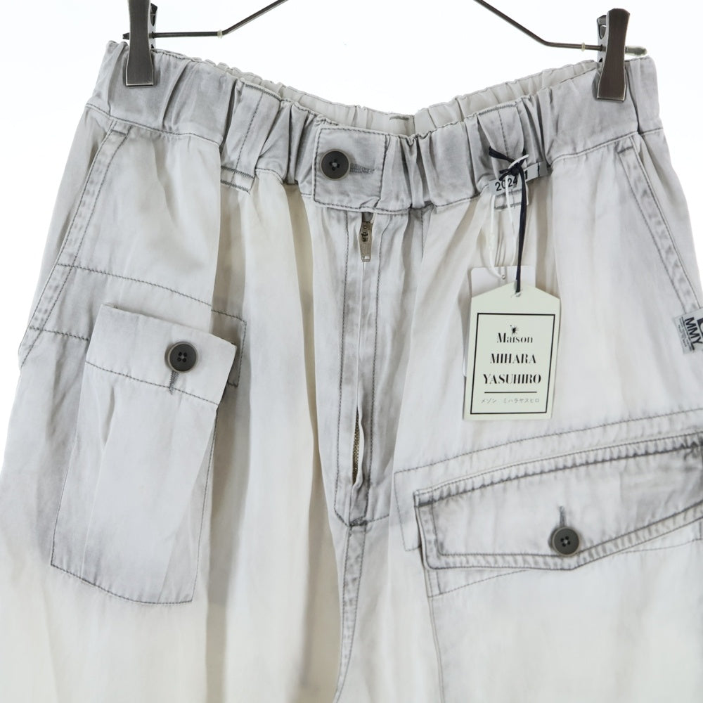 MAISON MIHARAYASUHIRO(メゾンミハラヤスヒロ) RC TWILL CARGO PANTS カーゴパンツ ホワイト A12PT041