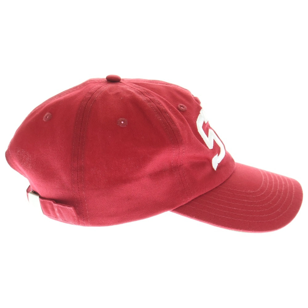 STUSSY(ステューシー) STU Arch Strapback Cap フロントロゴ刺繍 ベースボール キャップ 帽子 レッド 1311066