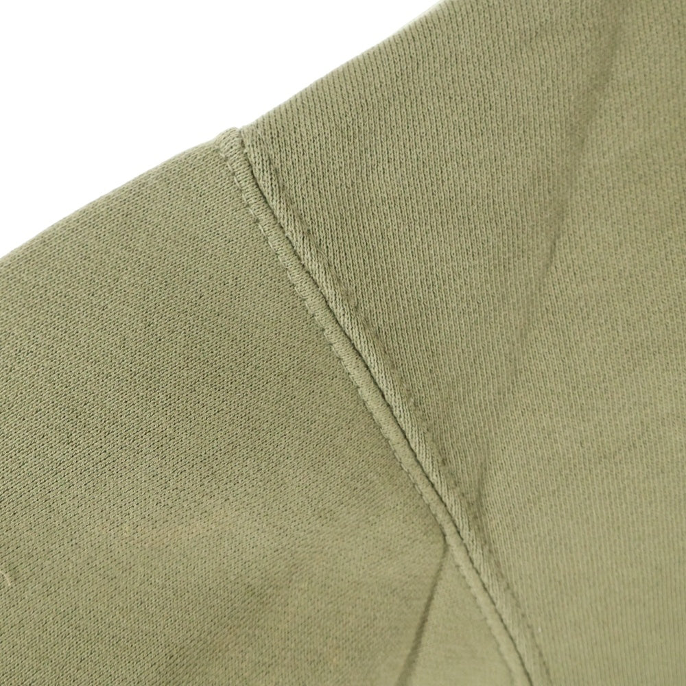 FEAR OF GOD ESSENTIALS(フィアオブゴッド エッセンシャルズ) HOODIE アームロゴ刺繍 プルオーバースウェットパーカー フーディー カーキ