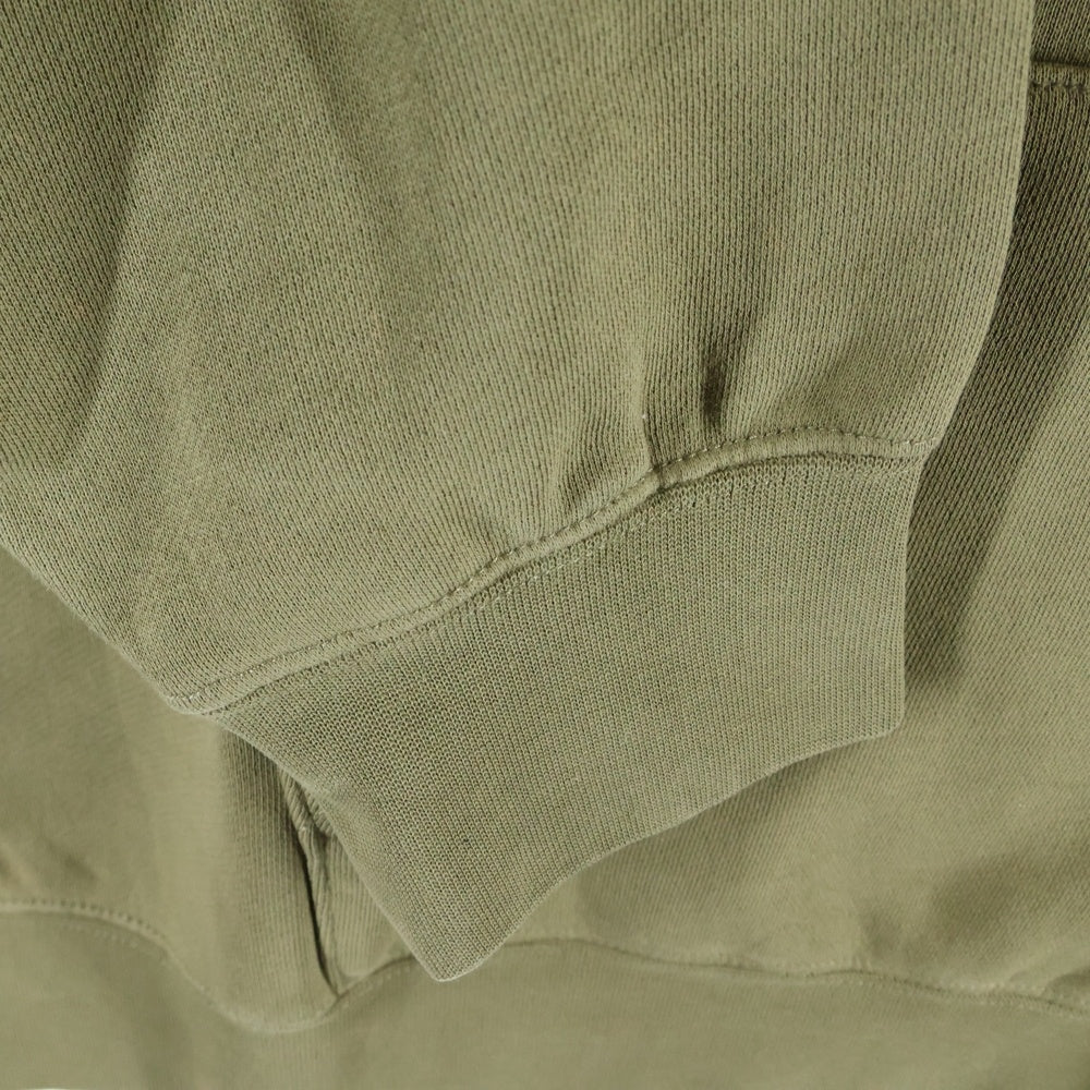 FEAR OF GOD ESSENTIALS(フィアオブゴッド エッセンシャルズ) HOODIE アームロゴ刺繍 プルオーバースウェットパーカー フーディー カーキ