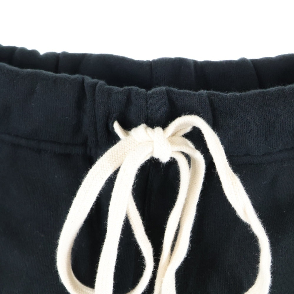FEAR OF GOD ESSENTIALS(フィアオブゴッド エッセンシャルズ) SHORT PANTS ロゴプリント スウェットハーフパンツ ショーツ ブラック