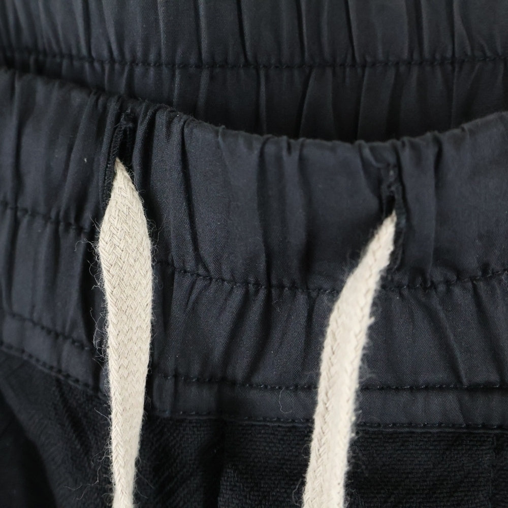 Rick Owens(リックオウエンス) 18SS Drawstring Saruel Pants ドローストリング サルエルパンツ ブラック RU18S5395-WW