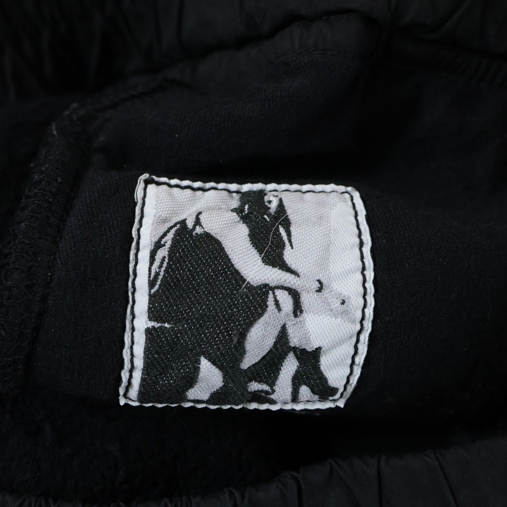 DRKSHDW(ダークシャドウ) 14AW Drawstring Saruel Pants ドローストリング スウェットサルエルパンツ ブラック DU14F4374-F