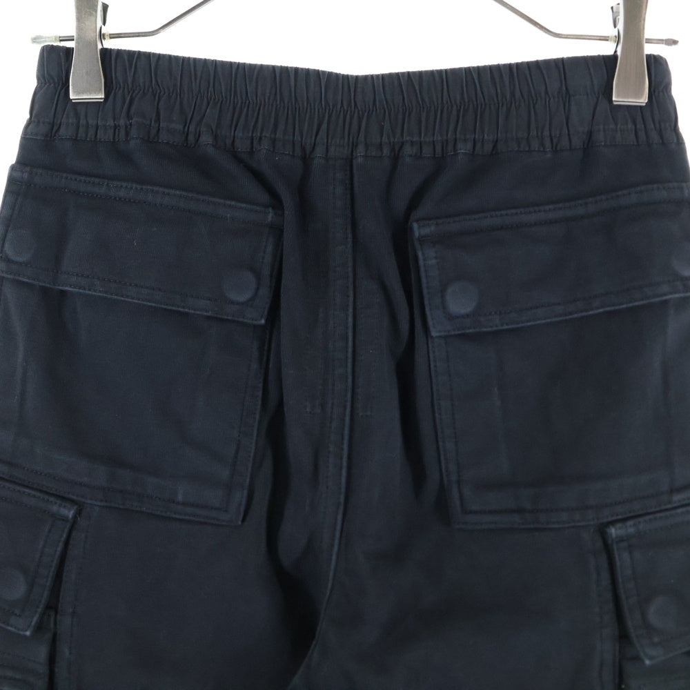 Rick Owens(リックオウエンス) 17AW Cargo Jog Drawstring Pants カーゴジョグ ドローストリングパンツ ブラック RU17F8390-BA