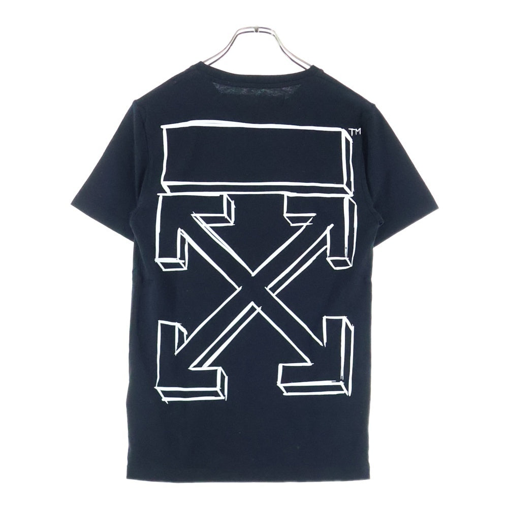 OFF-WHITE(オフホワイト) 18AW Maker Arrows T-shirt 半袖Tシャツ ブラック OMAA027E18185024