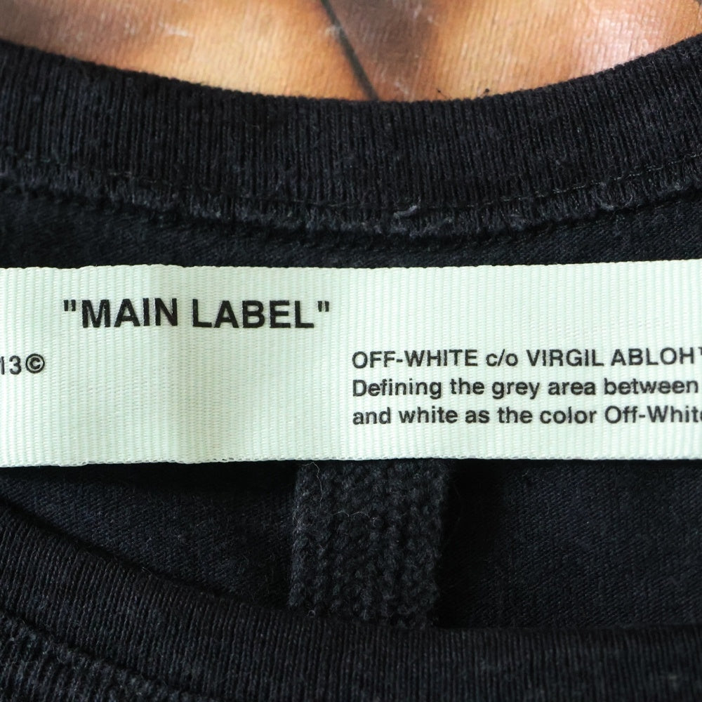 OFF-WHITE(オフホワイト) 18SS Arrows Hands T-shirt 半袖Tシャツ カットソー ブラック OMAA002S18185092