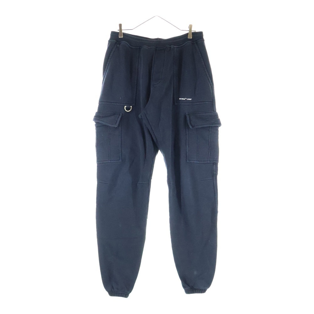 OFF-WHITE(オフホワイト) 19SS Cargo Sweatpants スウェットカーゴパンツ ブラック OMCH013S19D25022