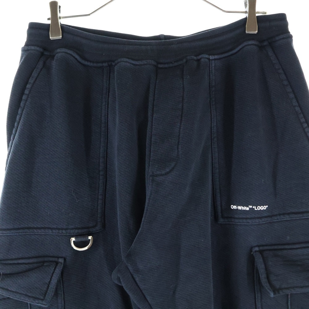 OFF-WHITE(オフホワイト) 19SS Cargo Sweatpants スウェットカーゴパンツ ブラック OMCH013S19D25022