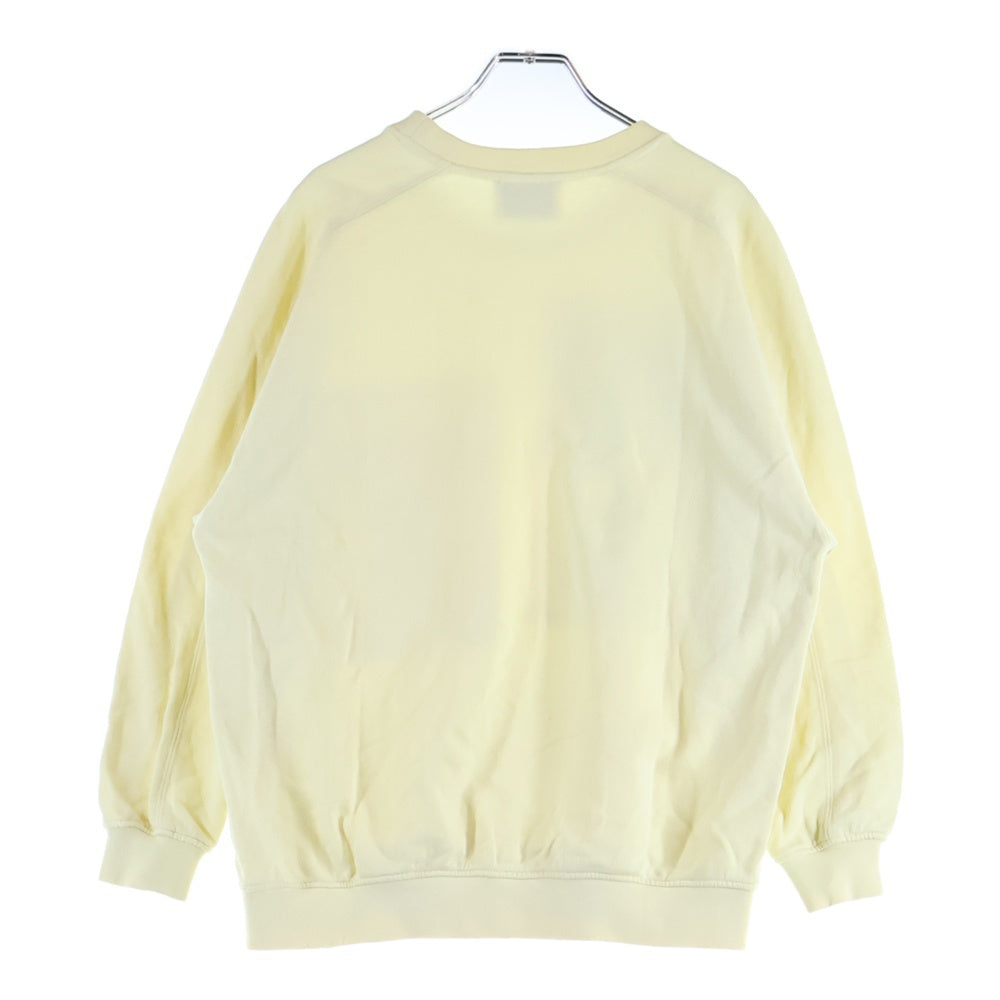 Acne Studios(アクネ ストゥディオズ) Sweatshirt パッチ クルーネックスウェットトレーナー イエロー FN-WN-SWEA000059