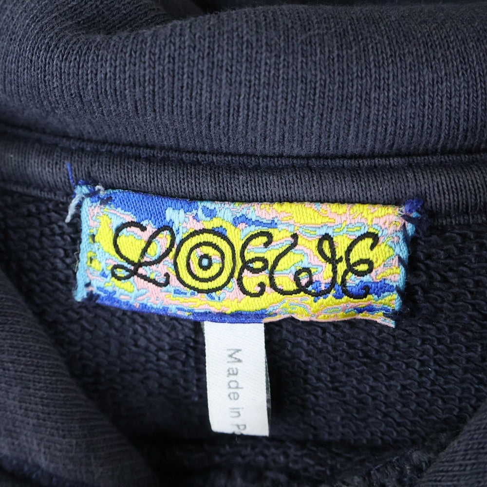 LOEWE(ロエベ) Hoodie ロゴ刺繍 プルオーバースウェットパーカー フーディー グレー H664Y25J04