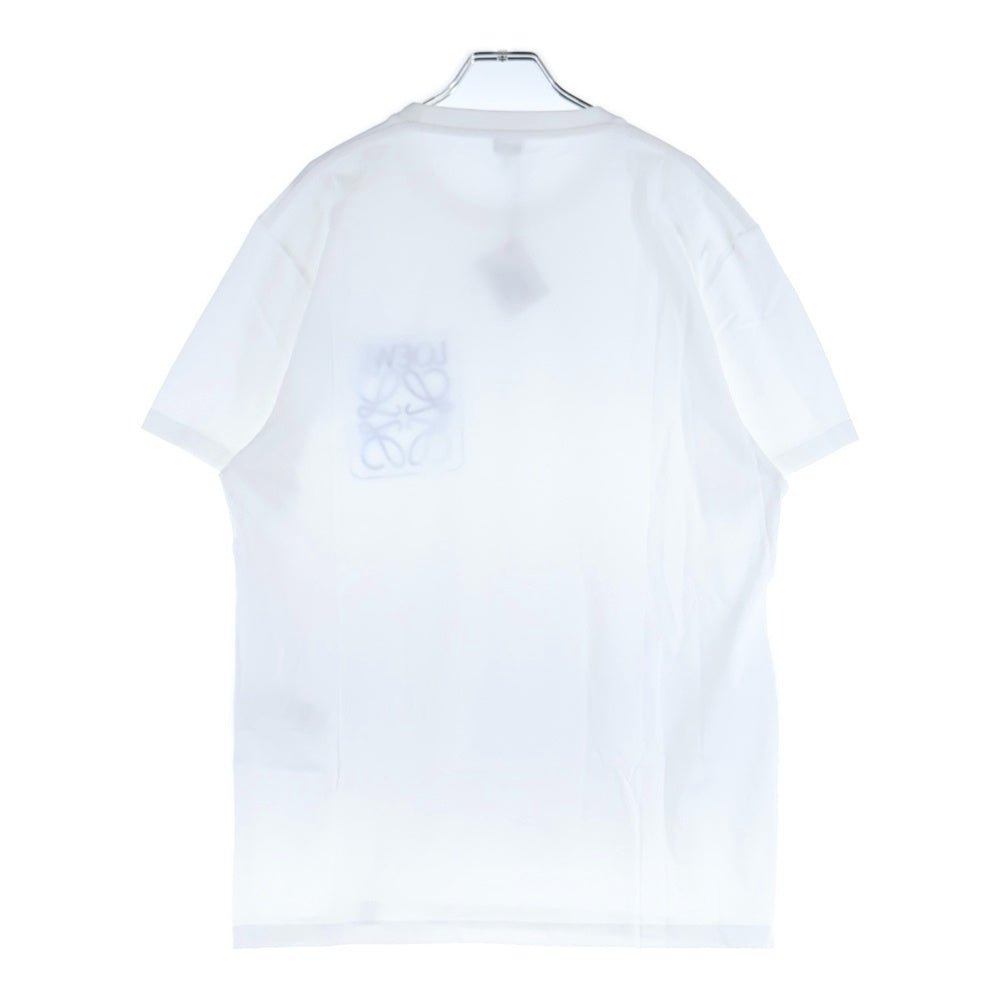 LOEWE(ロエベ) T-Shirt アナグラムロゴ刺繍 半袖Tシャツ ホワイト H526Y22X25