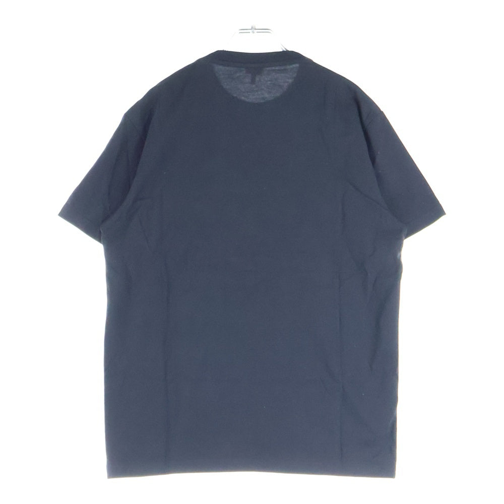 LOEWE(ロエベ) T-Shirt グリッチ アナグラムロゴ刺繍 半袖Tシャツ ブラック H526Y22J61