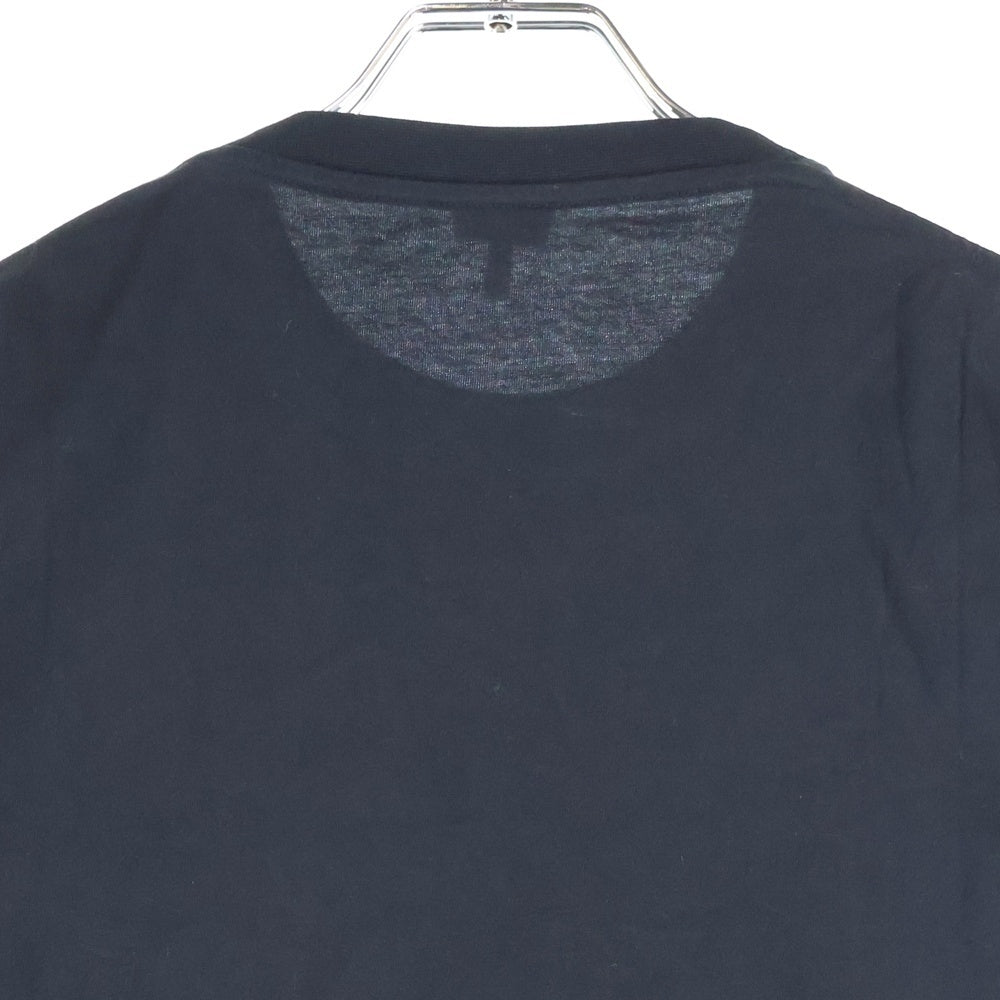 LOEWE(ロエベ) T-Shirt グリッチ アナグラムロゴ刺繍 半袖Tシャツ ブラック H526Y22J61