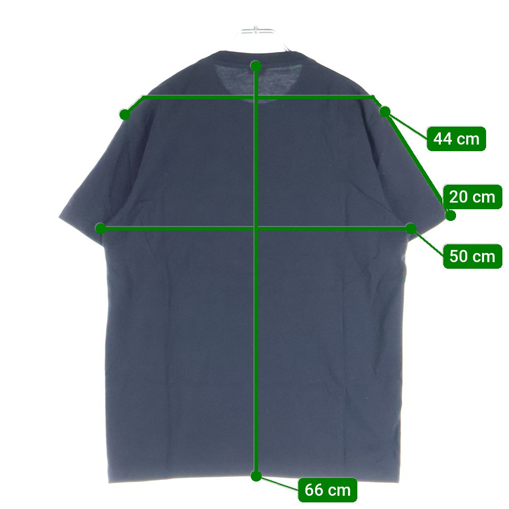 LOEWE(ロエベ) T-Shirt グリッチ アナグラムロゴ刺繍 半袖Tシャツ ブラック H526Y22J61