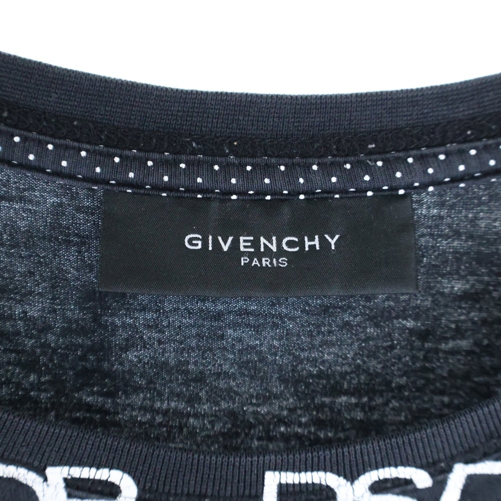 GIVENCHY(ジバンシィ) 4Gロゴプリント ショートスリーブカットソー 半袖Tシャツ ブラック 8S 7236 31