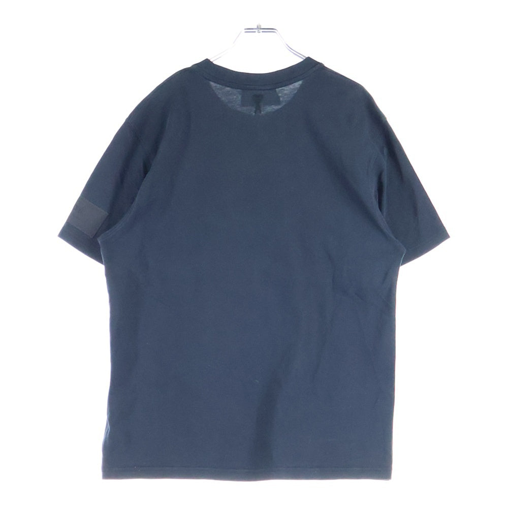AMI Alexandre Mattiussi(アミアレクサンドルマテュッシ) T-Shirt バックロゴ刺繍 半袖Tシャツ ブラック