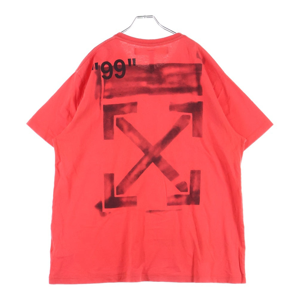 OFF-WHITE(オフホワイト) 19SS Stencil T-Shirt ステンシル 半袖Tシャツ レッド OMAA038R19185015