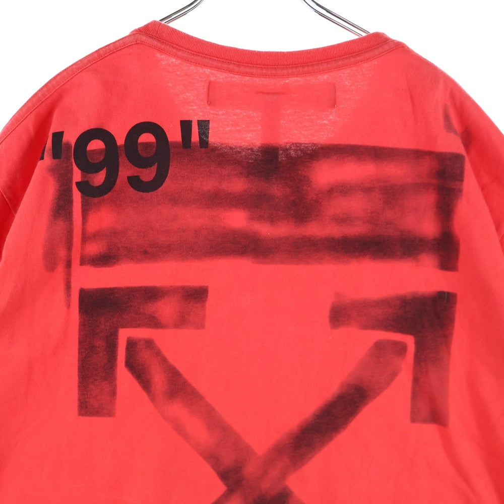 OFF-WHITE(オフホワイト) 19SS Stencil T-Shirt ステンシル 半袖Tシャツ レッド OMAA038R19185015