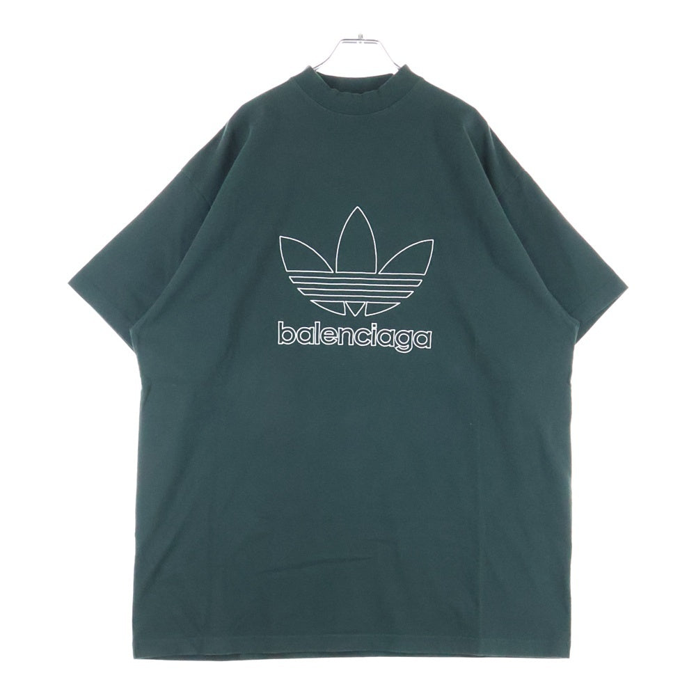 BALENCIAGA(バレンシアガ) 23SS ×adidas Inside Out T-Shirt アディダス インサイドアウト 半袖Tシャツ グリーン 723976 TNVN8