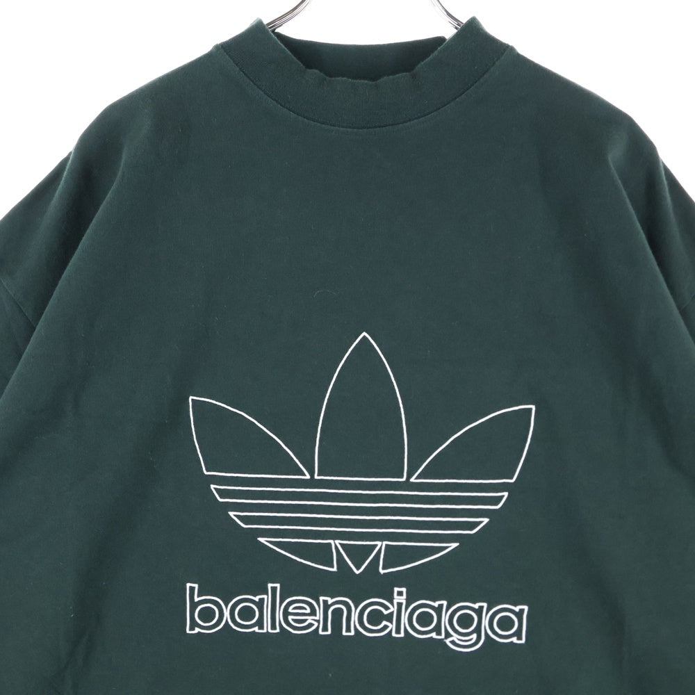BALENCIAGA(バレンシアガ) 23SS ×adidas Inside Out T-Shirt アディダス インサイドアウト 半袖Tシャツ グリーン 723976 TNVN8
