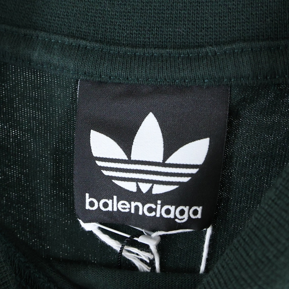 BALENCIAGA(バレンシアガ) 23SS ×adidas Inside Out T-Shirt アディダス インサイドアウト 半袖Tシャツ グリーン 723976 TNVN8