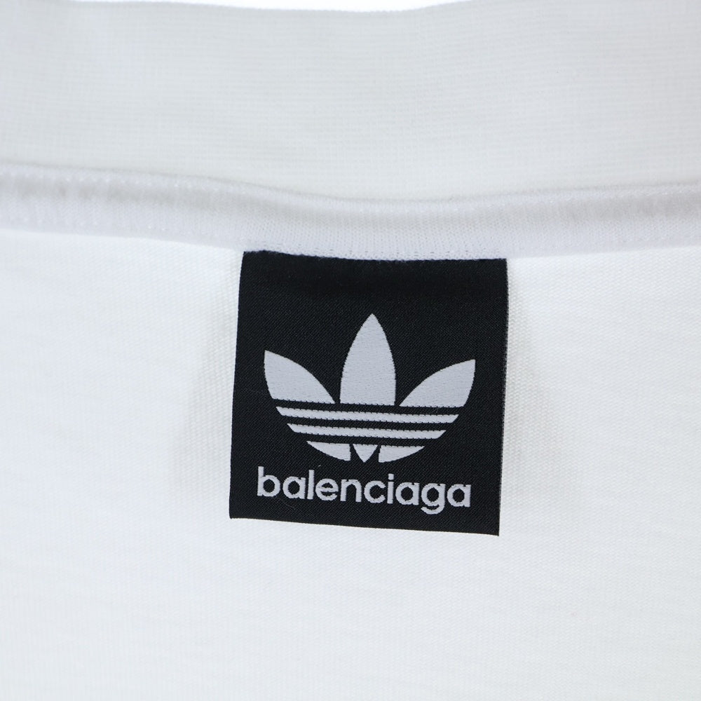 BALENCIAGA(バレンシアガ) 23SS ×adidas Inside Out T-Shirt アディダス インサイドアウト 半袖Tシャツ ホワイト 731769 TNVA6