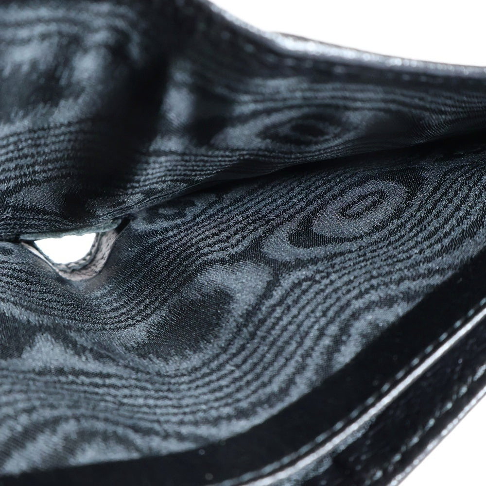 BALENCIAGA(バレンシアガ) ×The Hacker Project Wallet グッチ ハッカープロジェクト 総柄レザーウォレット 2つ折り財布 ブラック 680430