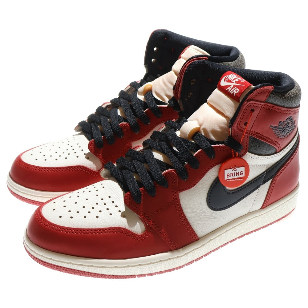 NIKE(ナイキ) AIR JORDAN 1 HIGH OG LOST & FOUND CHICAGO DZ5485-612 エアジョーダン1 ロスト&ファウンド シカゴ ハイカットスニーカー US10/28cm ホワイト/レッド