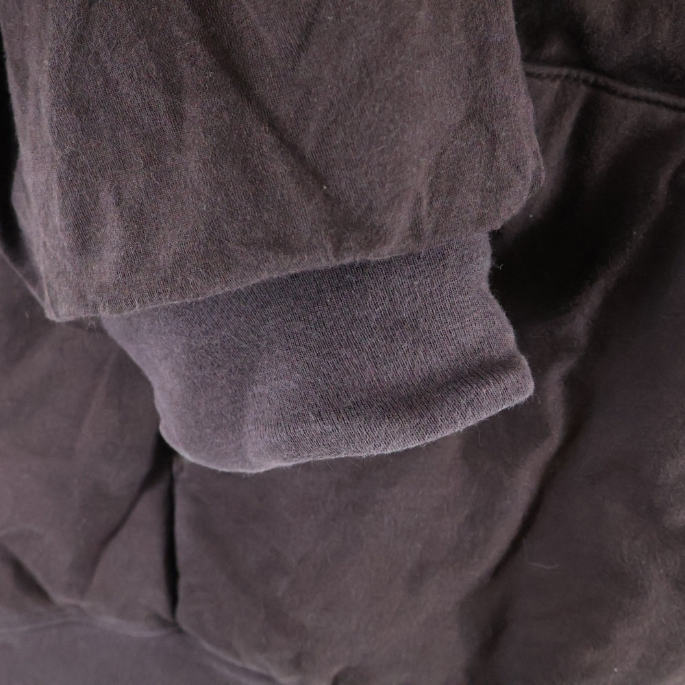 AURALEE(オーラリー) DOUBLE CLOTH PUFFER P O PARKA オーバーサイズプルオーバースウェットパーカー フーディ ブラウン A20AP02NW