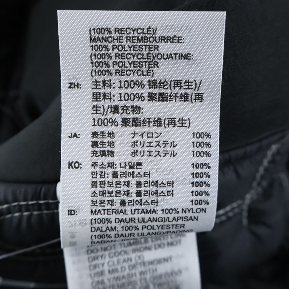 THUG CLUB(サグクラブ) ×adidas PADDED LINER JACKET アディダス ロゴプレート パデット ライナージャケット キルティング ナイロンジャケット グレー KC2231