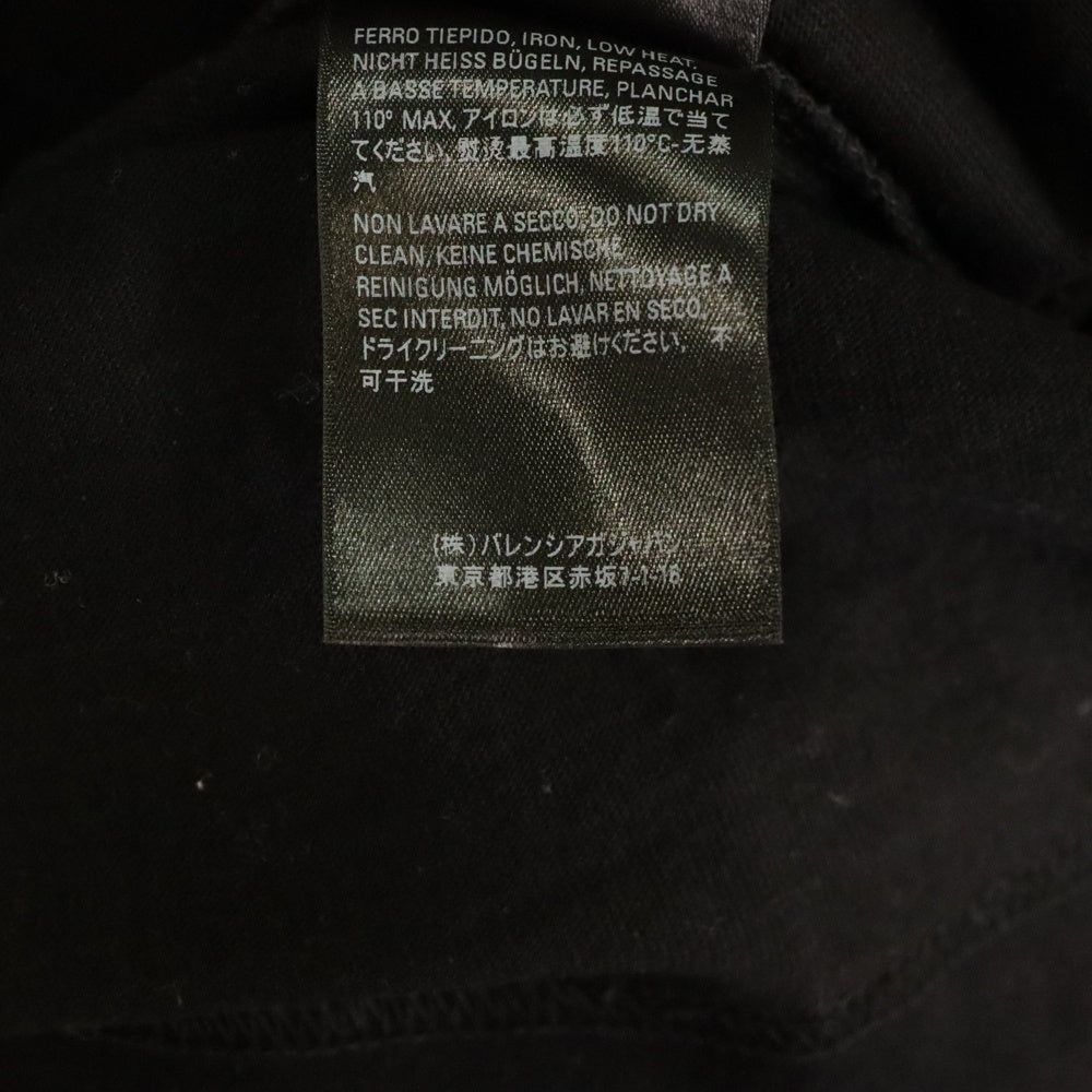 BALENCIAGA(バレンシアガ) Political Campaign T-Shirt キャンペーンロゴ 半袖Tシャツ ブラック レディース 612964 TIV52
