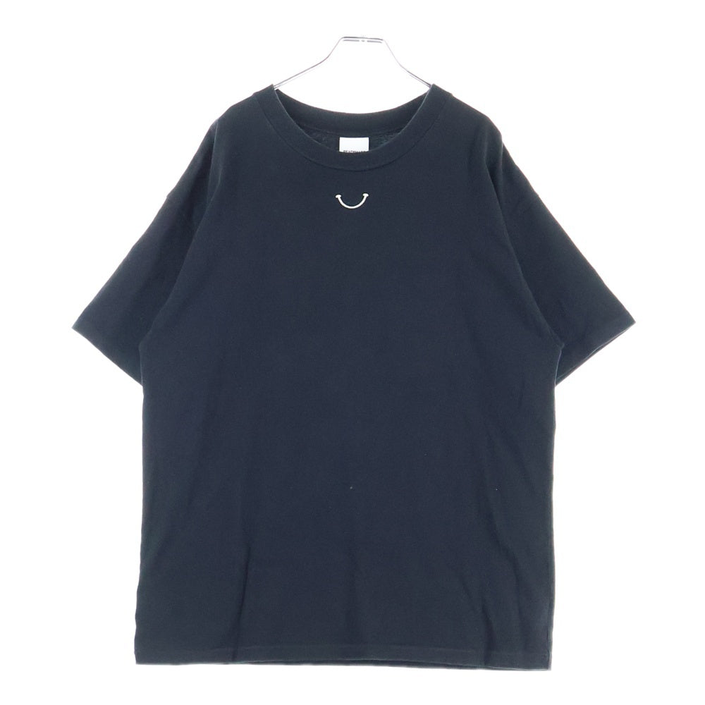 READY MADE(レディメイド) SS T-SHIRT SMILE スマイルロゴ 半袖Tシャツ ブラック RE-CO-BK-00-00-244