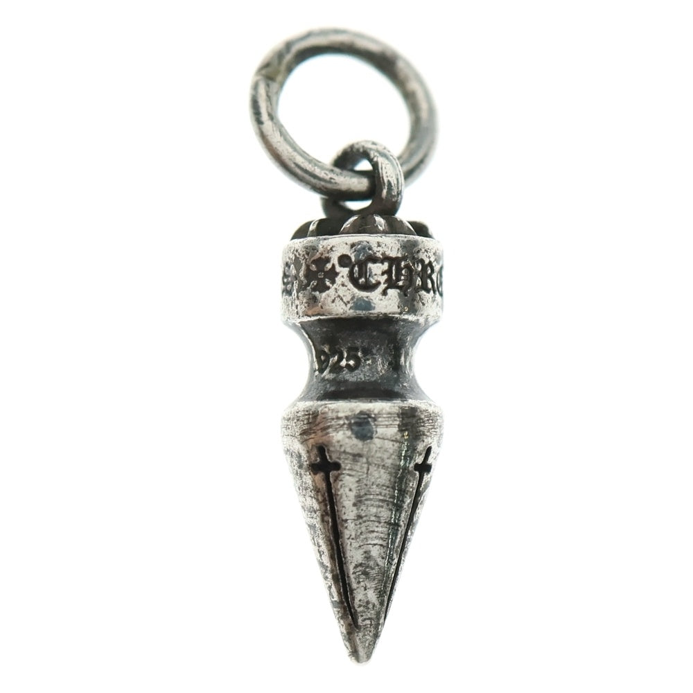 CHROME HEARTS(クロムハーツ) SPIKE CHARM スパイク チャーム シルバーネックレストップ