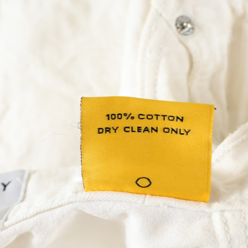 GALLERY DEPT.(ギャラリーデプト) 24SS LE BAR DE MUSIC FLARE ペイント加工 フレアデニムペインターパンツ ホワイト