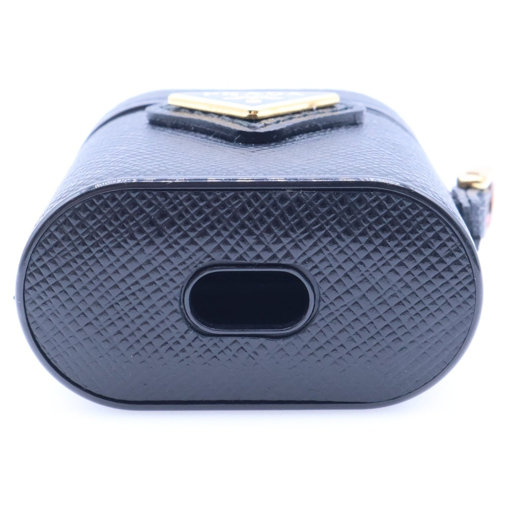 PRADA(プラダ) AIR PODS CASE エアーポッズ トライアングルロゴ ケース ブラック