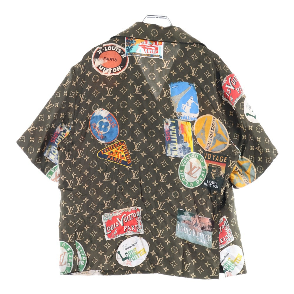 LOUIS VUITTON(ルイヴィトン) 24AW エリゼパレス シルク半袖シャツ ブラウン レディース RW242WW KFY FRBL20