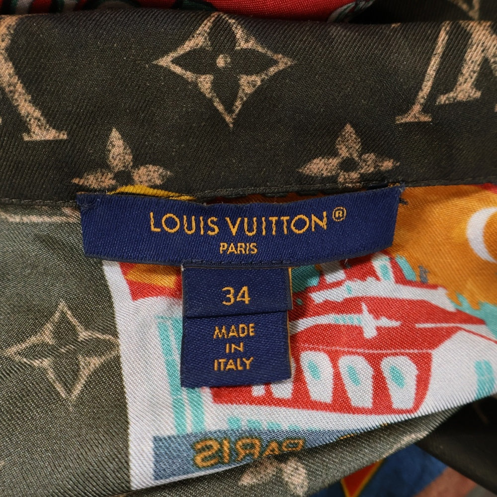 LOUIS VUITTON(ルイヴィトン) 24AW エリゼパレス シルク半袖シャツ ブラウン レディース RW242WW KFY FRBL20