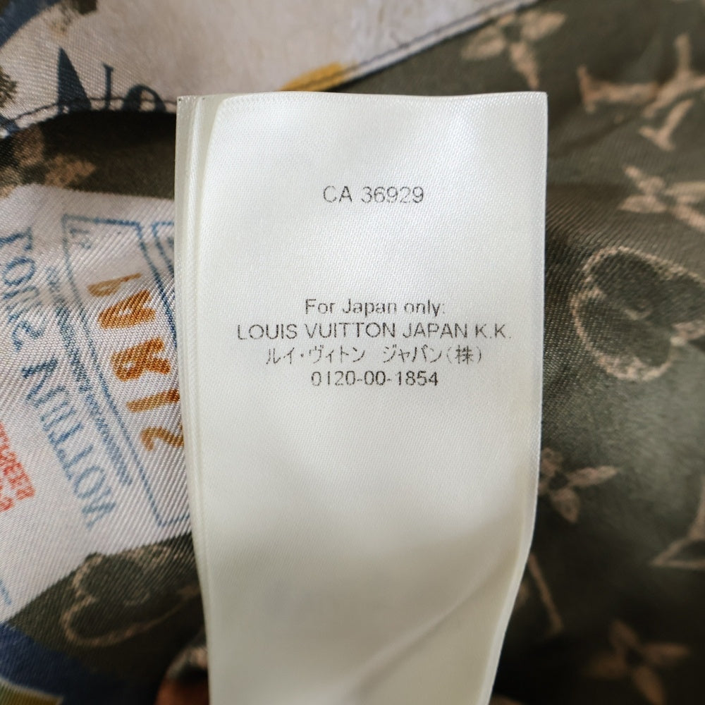 LOUIS VUITTON(ルイヴィトン) 24AW エリゼパレス シルク半袖シャツ ブラウン レディース RW242WW KFY FRBL20