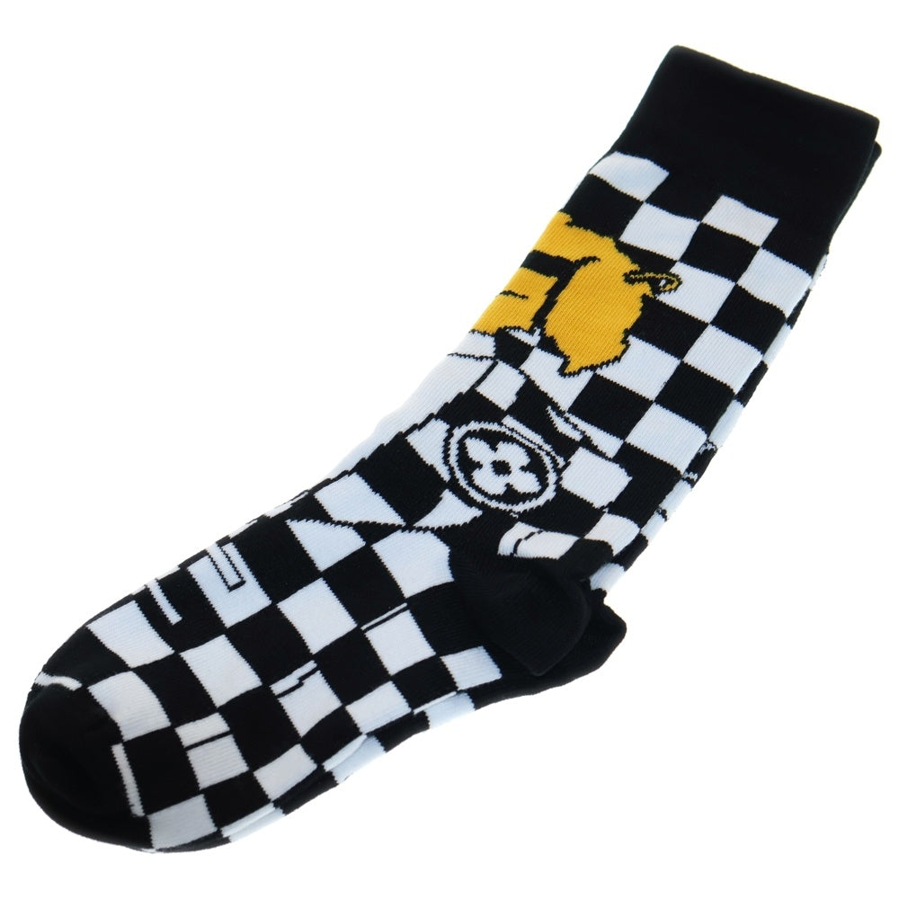 LOUIS VUITTON(ルイヴィトン) モンスターモチーフ ショセット ソックス 靴下 ブラック/ホワイト MP3136