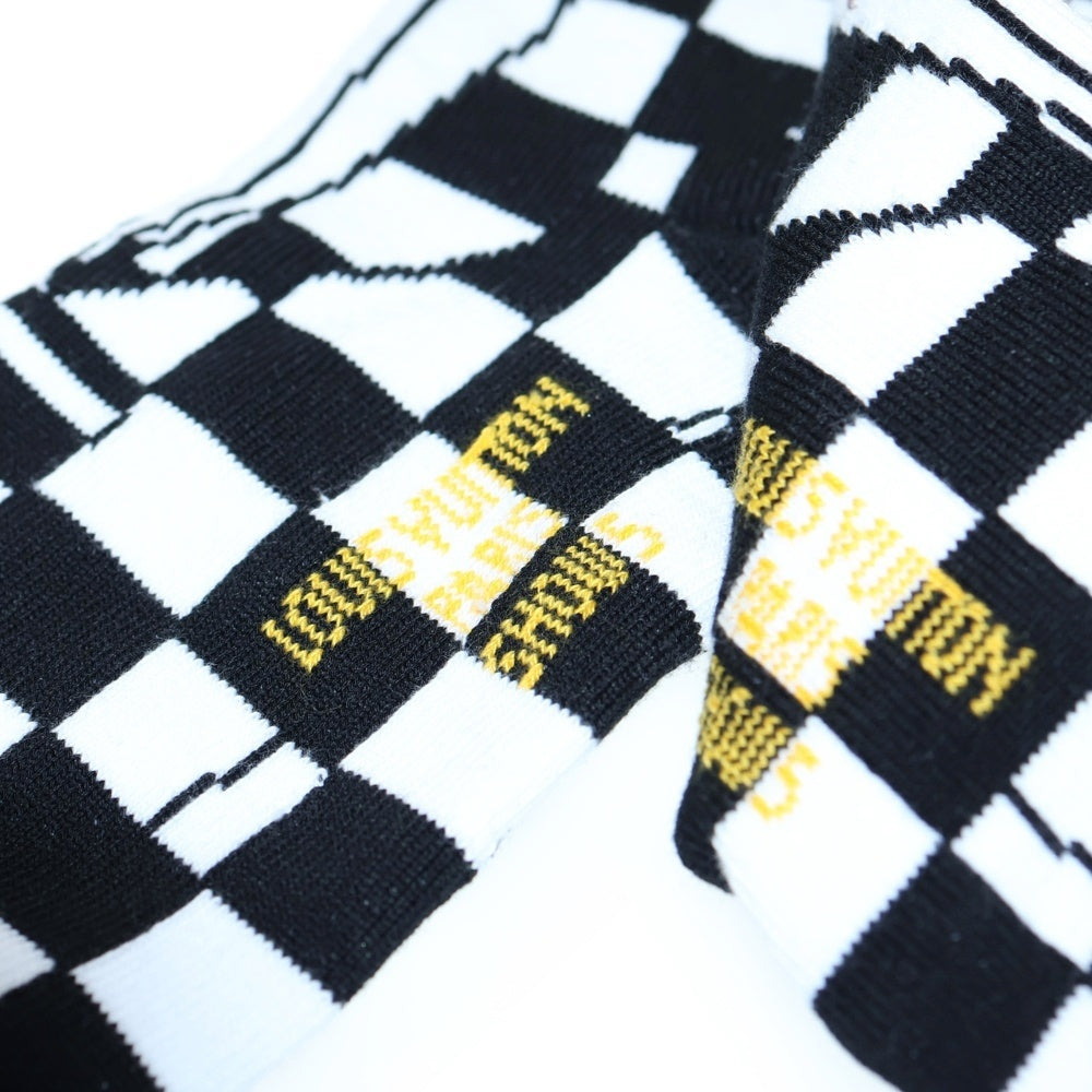 LOUIS VUITTON(ルイヴィトン) モンスターモチーフ ショセット ソックス 靴下 ブラック/ホワイト MP3136