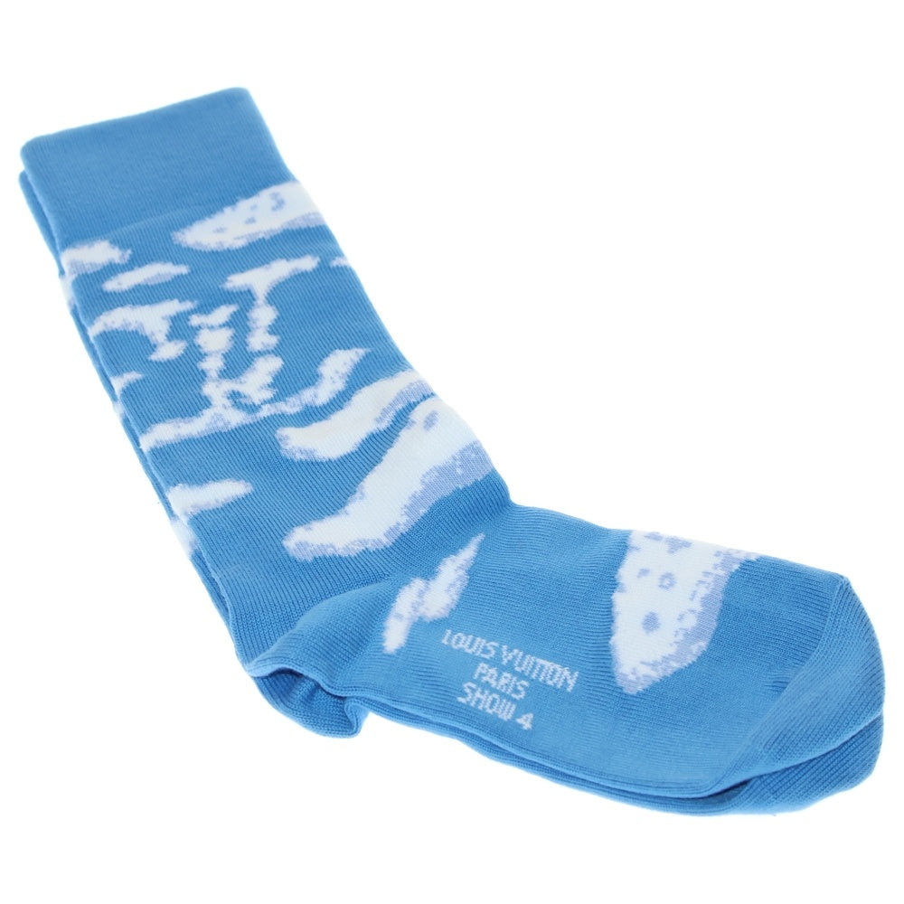 LOUIS VUITTON(ルイヴィトン) クラウドロゴ ショセット ソックス 靴下 ブルー MP3136