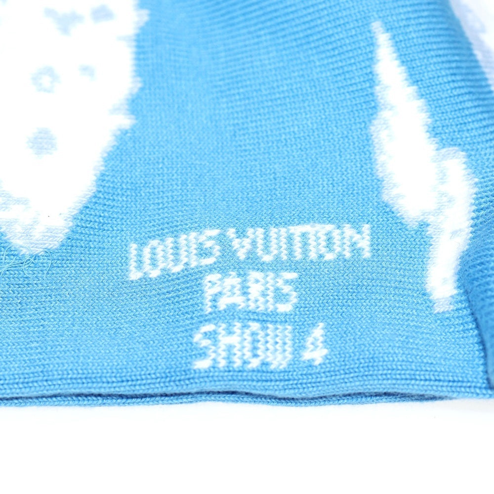 LOUIS VUITTON(ルイヴィトン) クラウドロゴ ショセット ソックス 靴下 ブルー MP3136