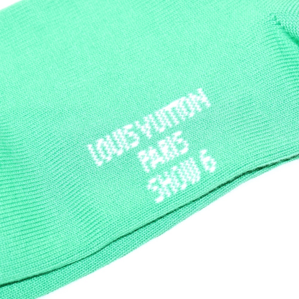 LOUIS VUITTON(ルイヴィトン) ロゴデザイン ショセット ソックス 靴下 グリーン MP3136