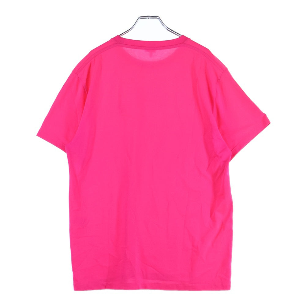 LOEWE(ロエベ) アナグラム刺繍 クルーネック 半袖Tシャツ ピンク H526Y22J47