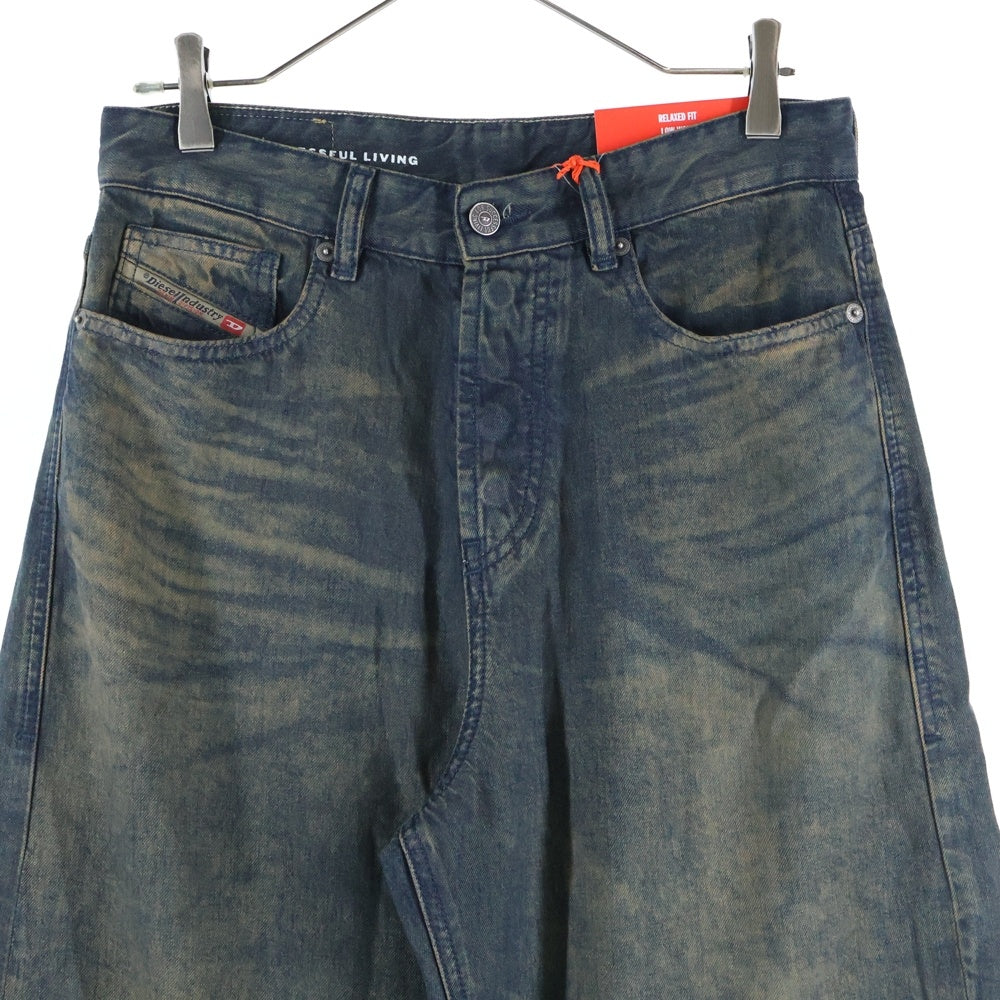 DIESEL(ディーゼル) RELAXED 1996 ウォッシュド加工 デニムパンツ レディース インディゴ D-SIRE-S2