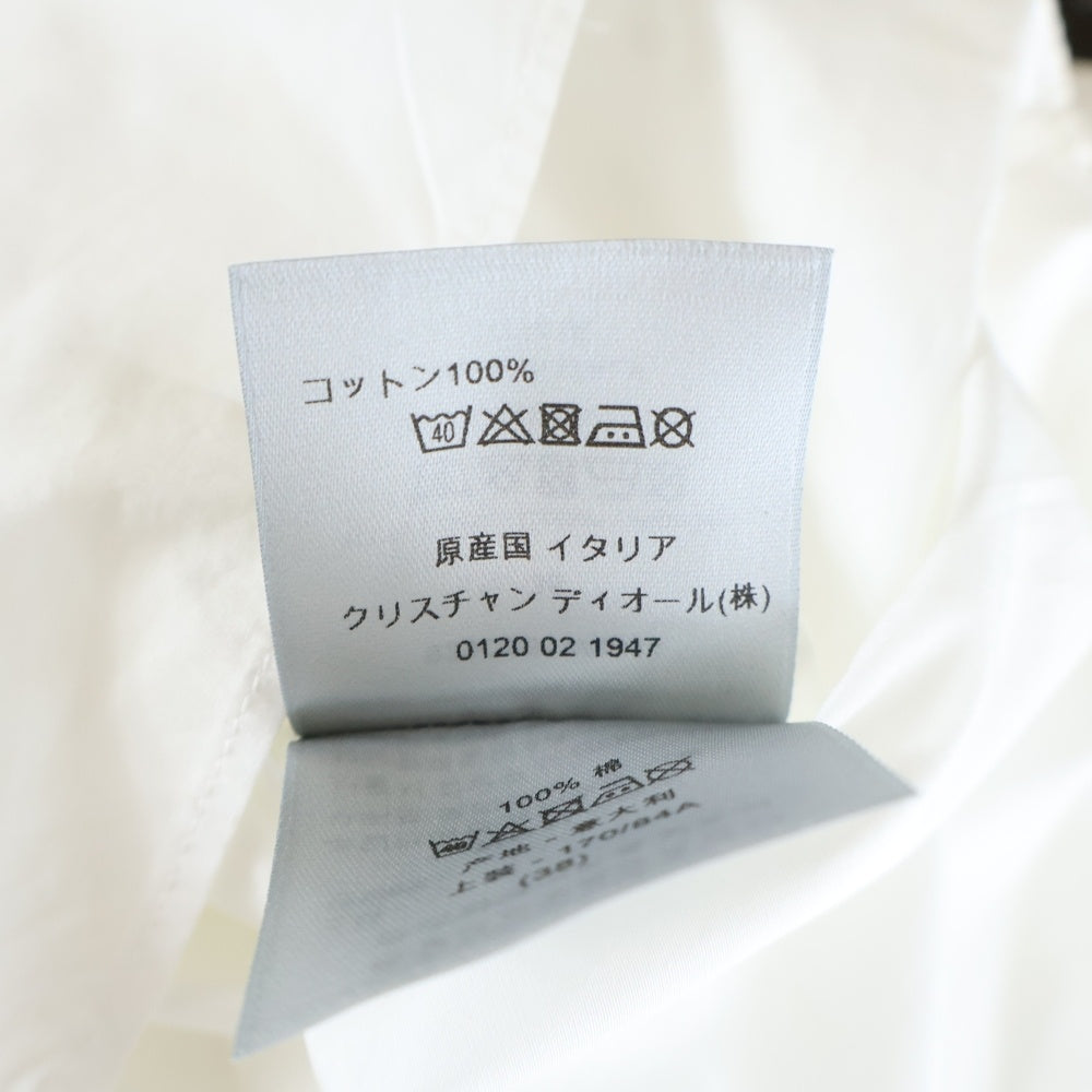 DIOR(ディオール) 19SS ×KAWS Bee Embroidered Shirt カウズ 刺繍 エンブロイダリー長袖シャツ ホワイト 923C561W6044