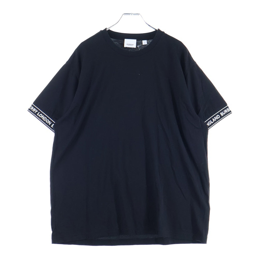 BURBERRY(バーバリー) スリーブロゴ 半袖Tシャツ カットソー ブラック 8026224