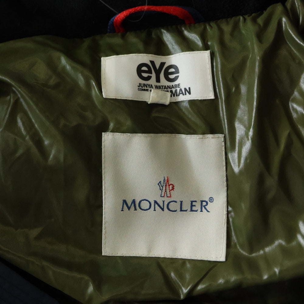 MONCLER(モンクレール) ×eYe COMME des GARCONS JUNYA WATANABE MAN ダウンジャケット ネイビー/カーキ WT-J107