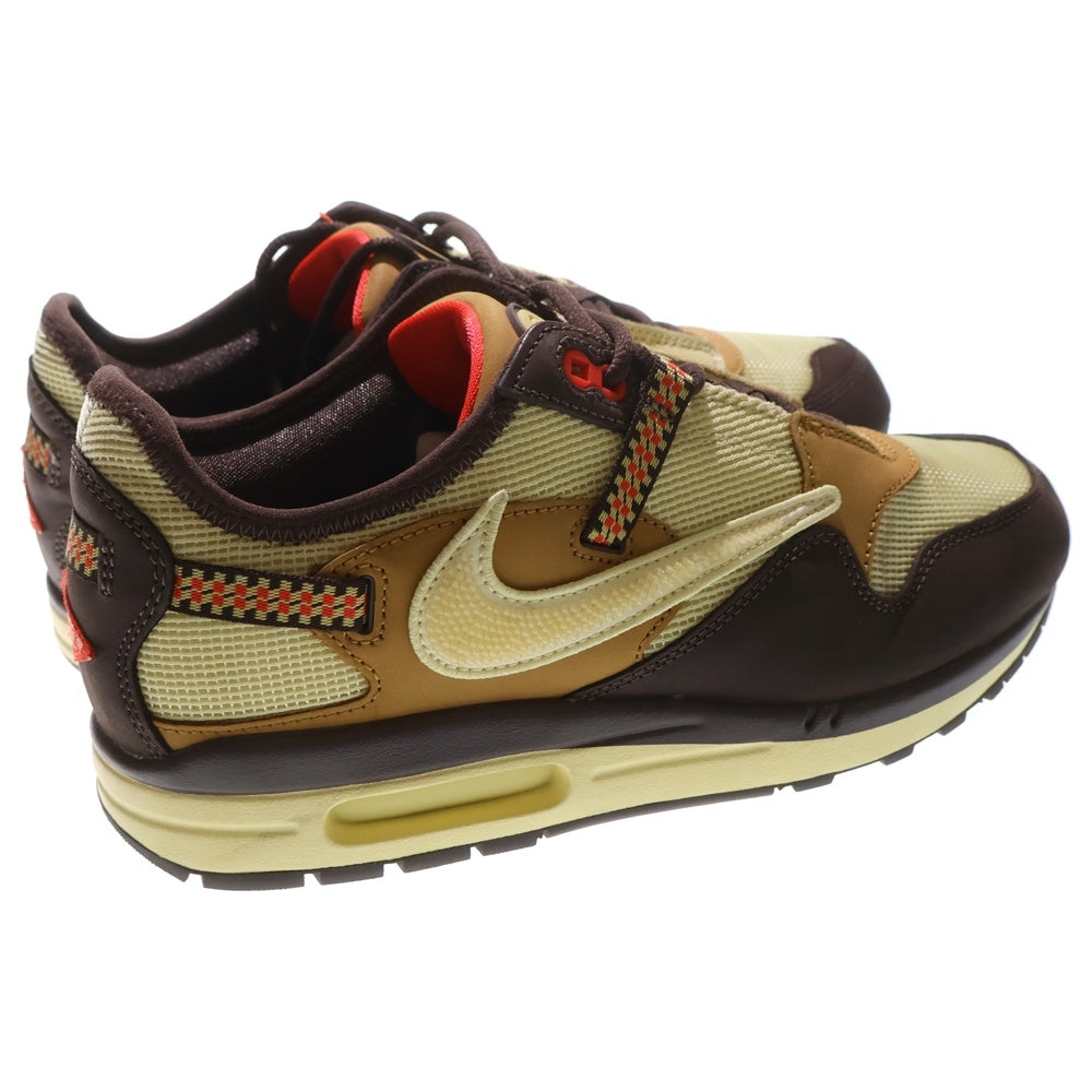 NIKE(ナイキ) ×TRAVIS SCOTT AIR MAX 1 CACTUS BROWN トラヴィススコット エアマックス 1 カクタス ローカットスニーカー マルチ US9.5/27.5cm DO9392-200